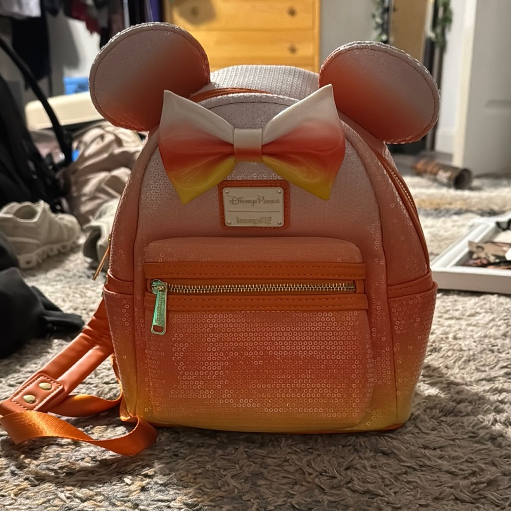 Disney Loungefly Halloween Candycorn Backpack